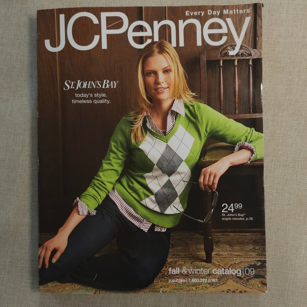 JCPenney Fall & Winter Catalog 2009 St Johns Bay Chris Madden Vintage 09